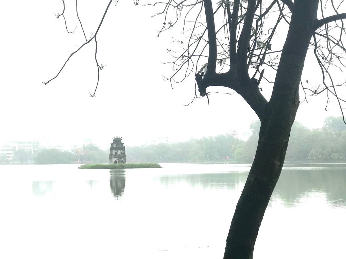 Tháp Rùa - Hồ Gươm ngày nay. Ảnh:  Đức Huy.  