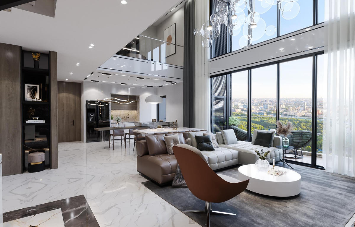 Không gian sống rộng, sống sang trong mỗi căn Duplex.