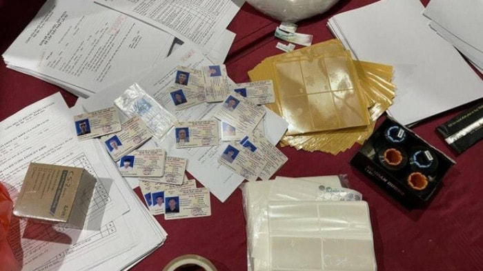 Tang vật cơ quan Công an thu giữ được.