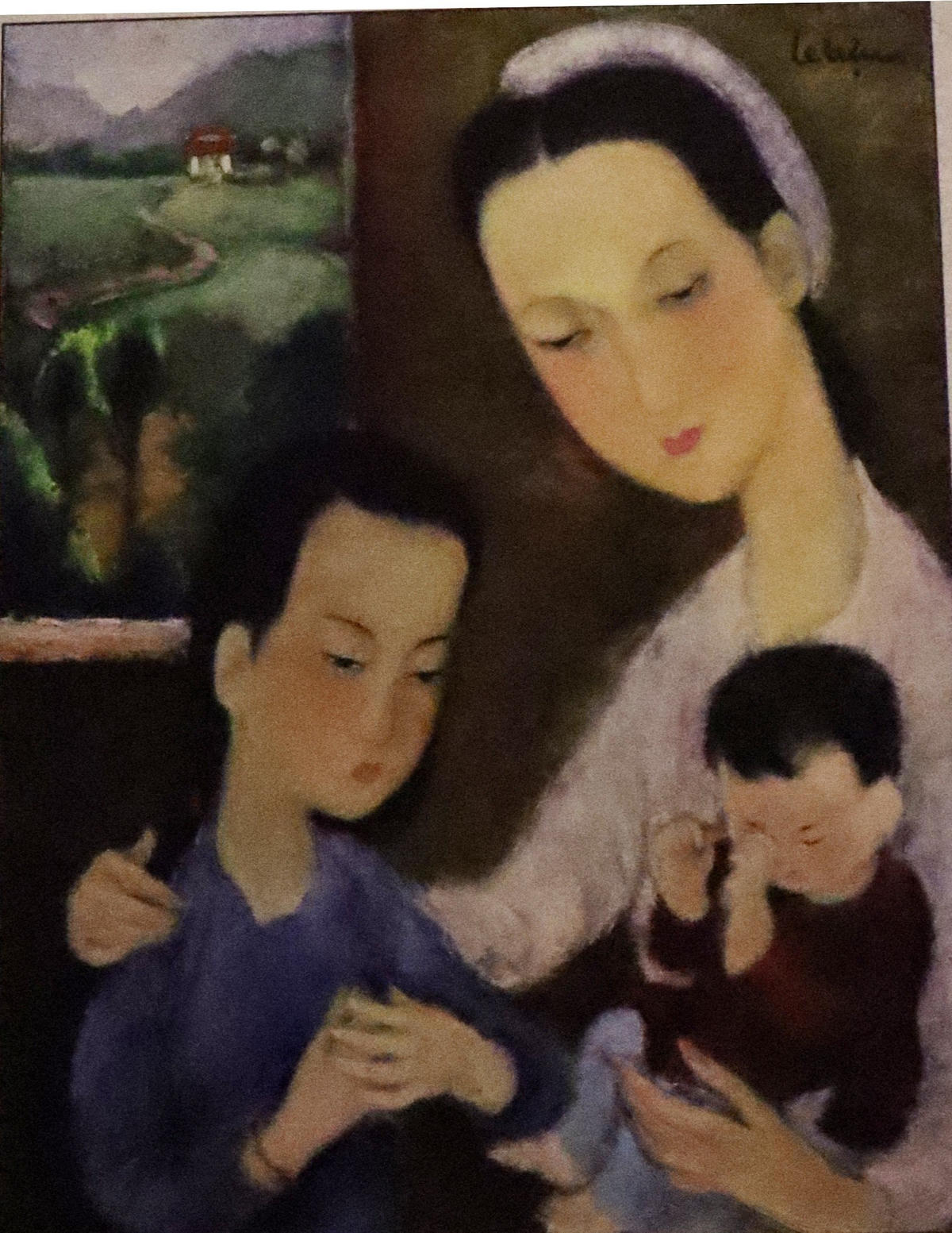 Tác phẩm Ba mẹ con goá phụ (Lê Thị Lựu).