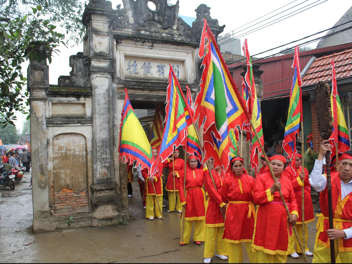 Hội làng - nét đẹp văn hóa Việt Nam. Ảnh: Đức Huy.