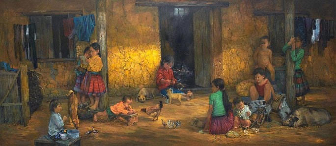 Bức tranh gốc “Một ngày như thế” của họa sĩ Bùi Văn Tuất bị sao chép lại và rao bán ngang nhiên ở Hà Nội, trong khi tác phẩm này đã được một nhà sưu tập tranh sở hữu trước đó. 