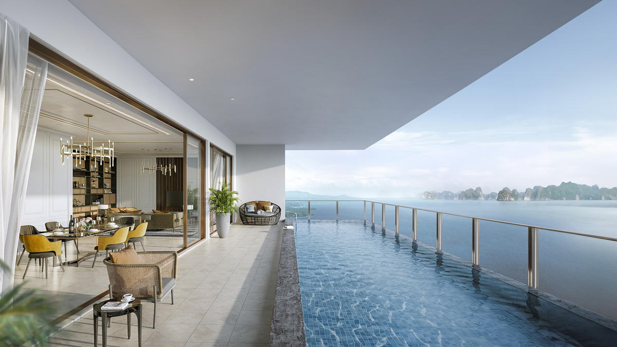 Sky Pool Villa: Biệt thự trên không tầm nhìn độc bản ôm trọn vịnh Hạ Long- Ảnh 1. Sky Pool Villa: Biệt thự trên không tầm nhìn độc bản ôm trọn vịnh Hạ Long- Ảnh 1.
