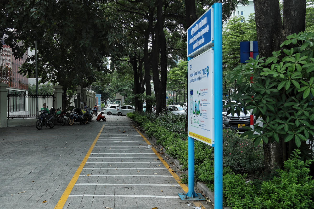 Hiện tại 16 trạm cho thuê xe đạp công cộng đã hoàn thành.