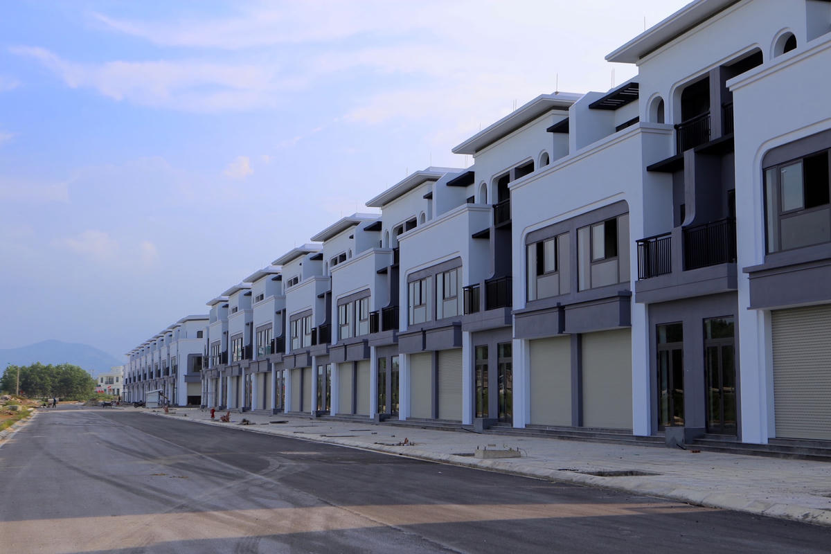 Các hạng mục của Dự án Khu dân cư đô thị Bắc Phố Châu 1 gần hoàn thiện.