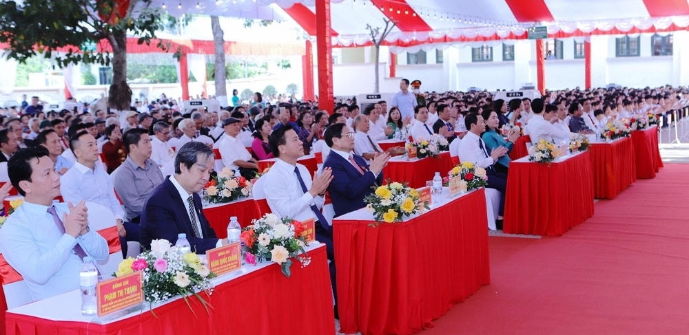 Quang cảnh buổi lễ.