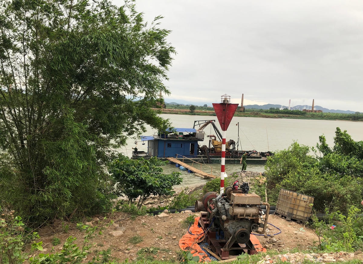 Khu vực nơi xảy ra sự việc.