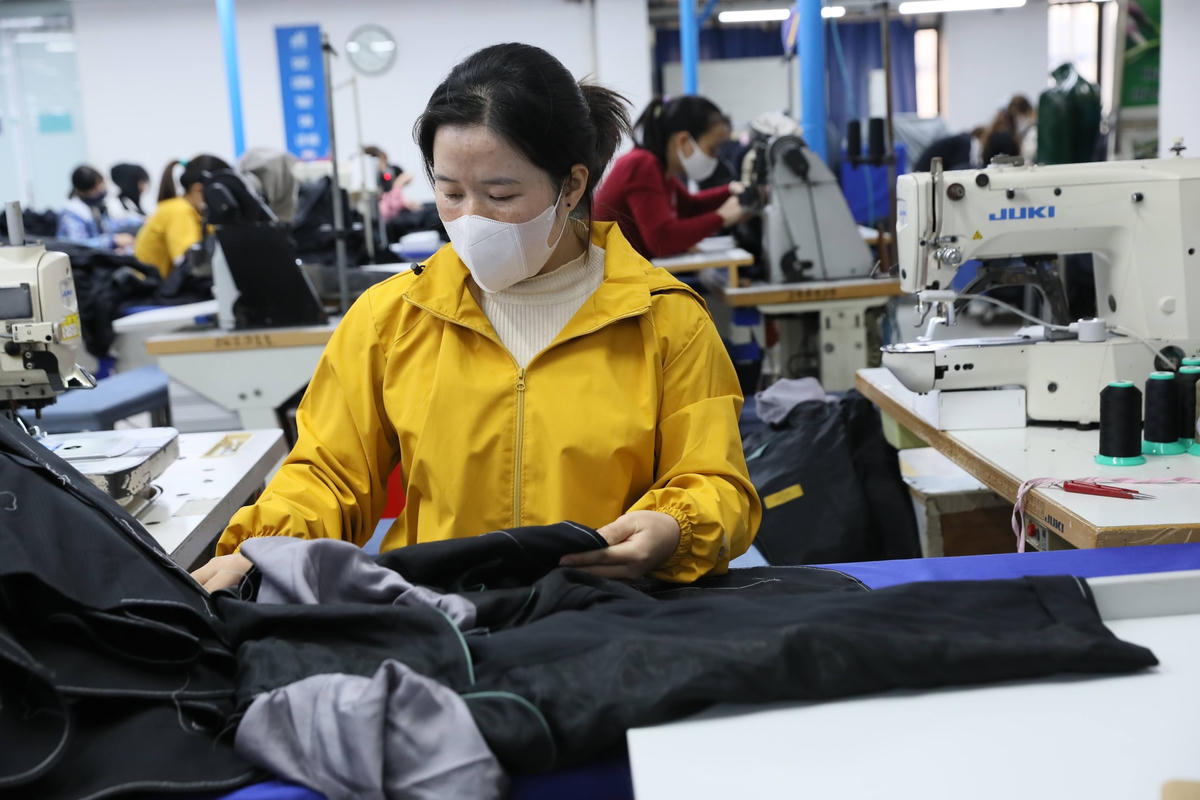 Sản phẩm may mặc của Việt Nam được thế giới đánh giá cao. Ảnh: Quang Vinh.