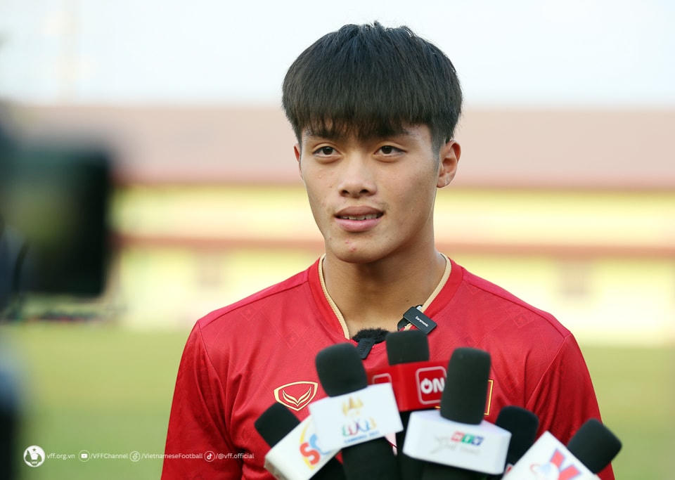 Tiền đạo Quốc Việt. Ảnh: VFF.
