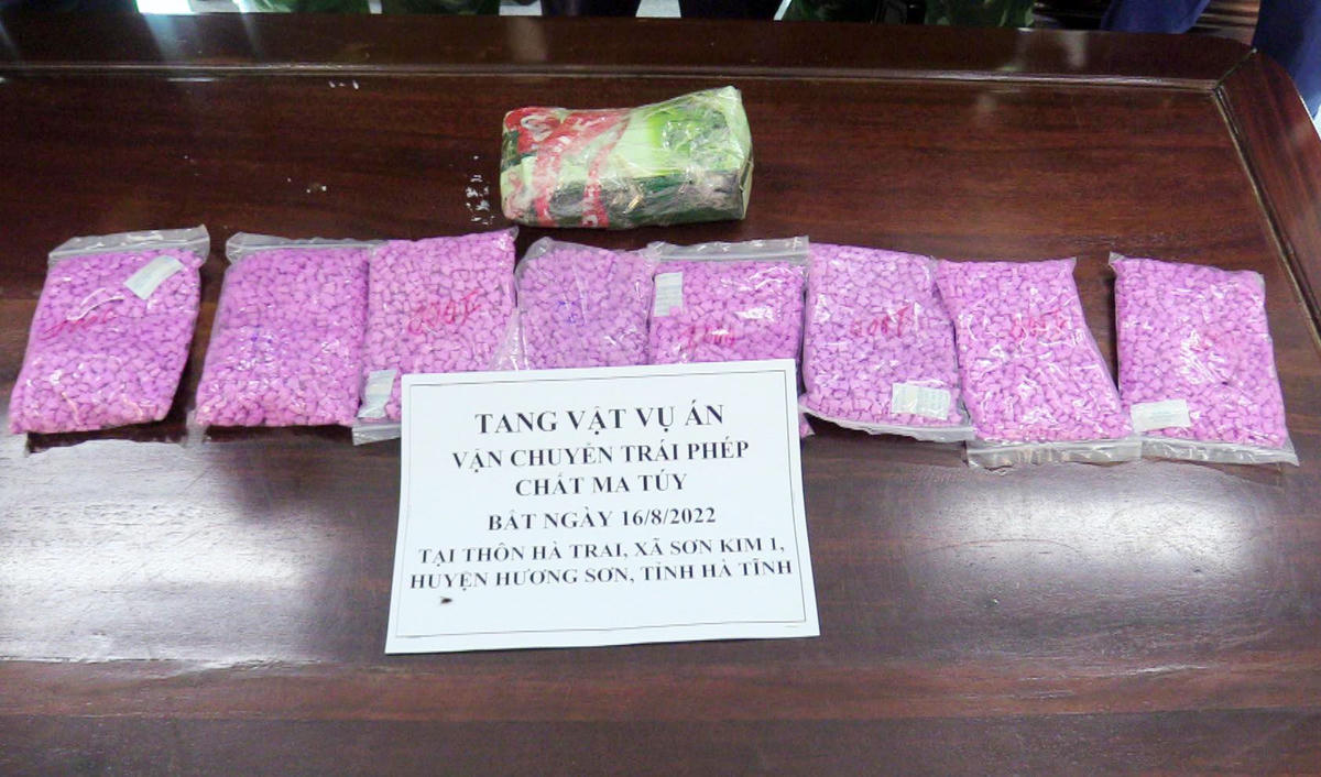 Tang vật vụ án.