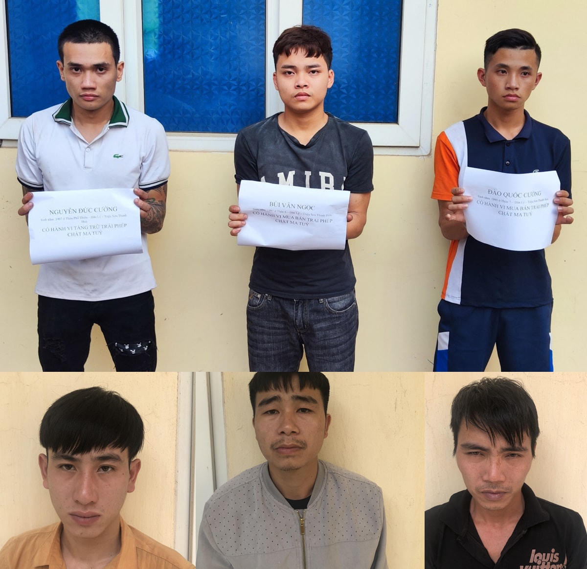 6 người trong đường dây bán lẻ ma túy bị bắt giữ.