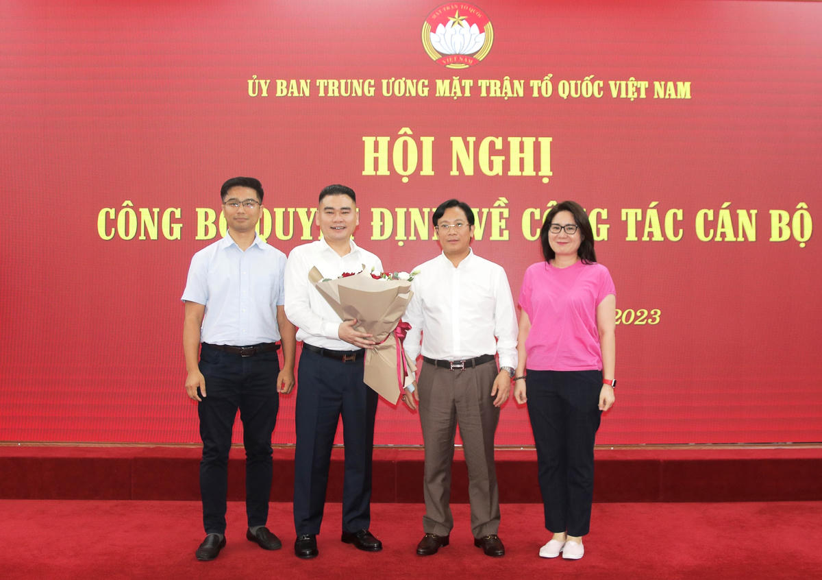 Nhà báo Trần Bảo Trung được bổ nhiệm Phó Tổng Biên tập Tạp chí Mặt trận