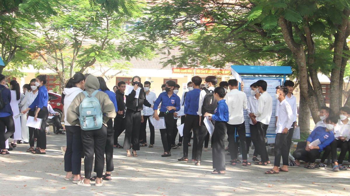 Thí sinh đã hoàn thành xong môn thi Tiếng Anh.