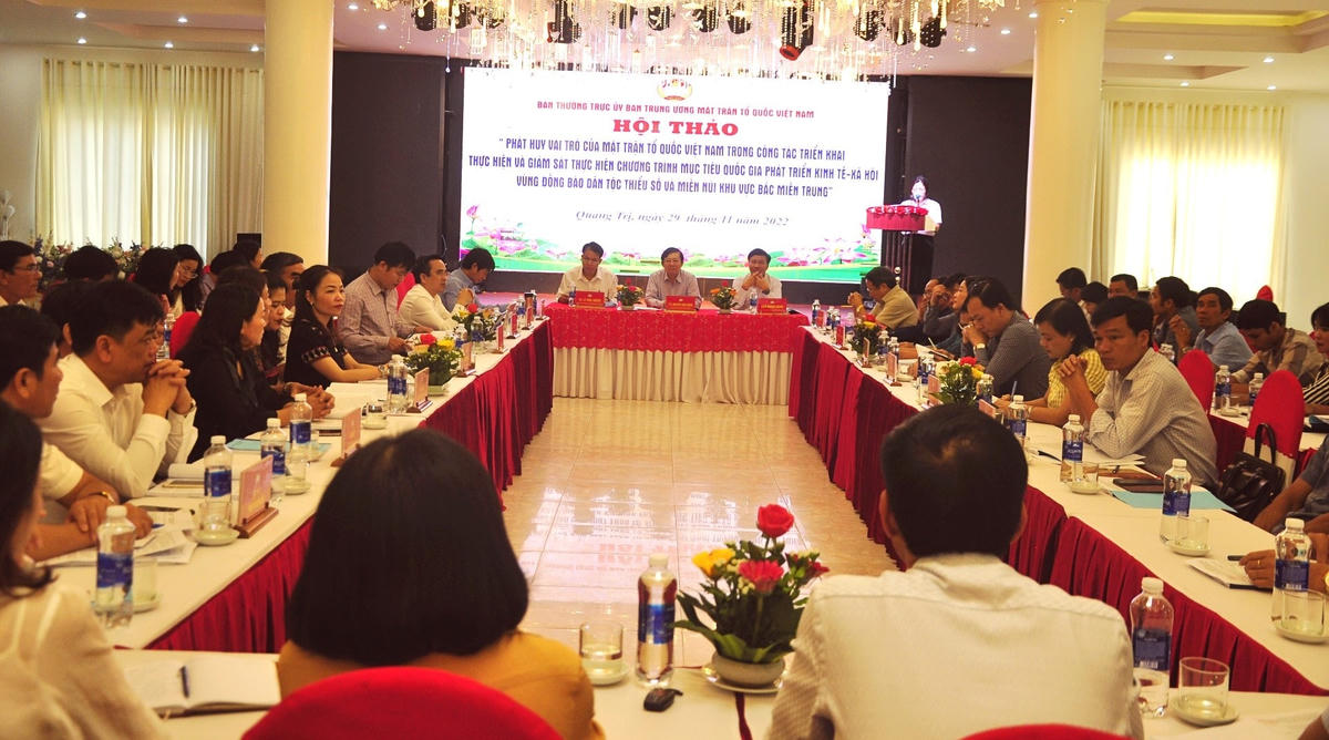 Quang cảnh buổi Hội thảo.