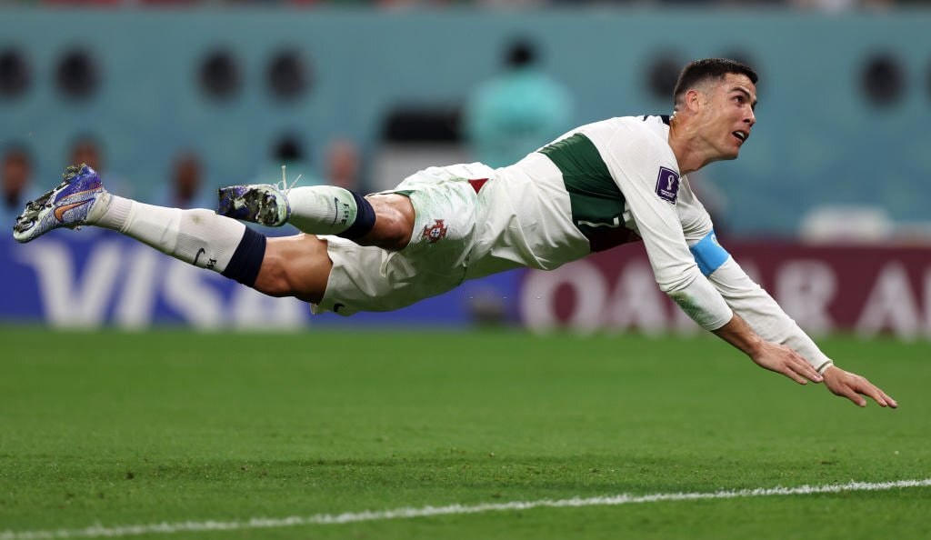 Nỗ lực thi đấu nhưng Ronaldo vẫn trải qua trận đấu tệ nhất sự nghiệp. Ảnh: Getty.