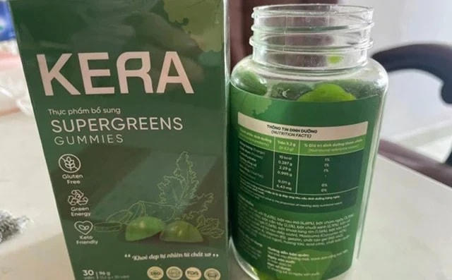 Kẹo rau củ Kera là hàng giả, cơ quan chức năng tìm người bị hại