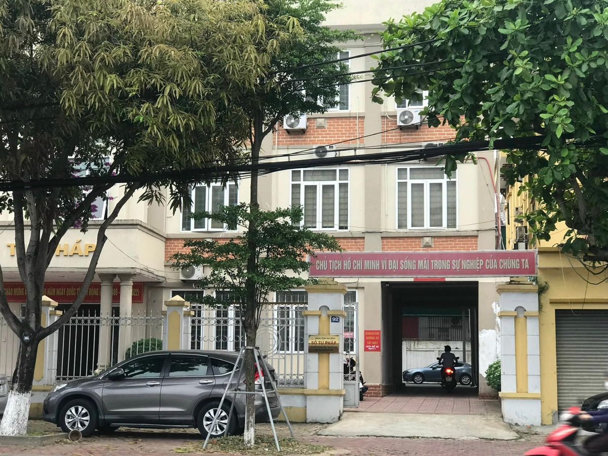 Trụ sở Sở Tư pháp Hà Tĩnh.