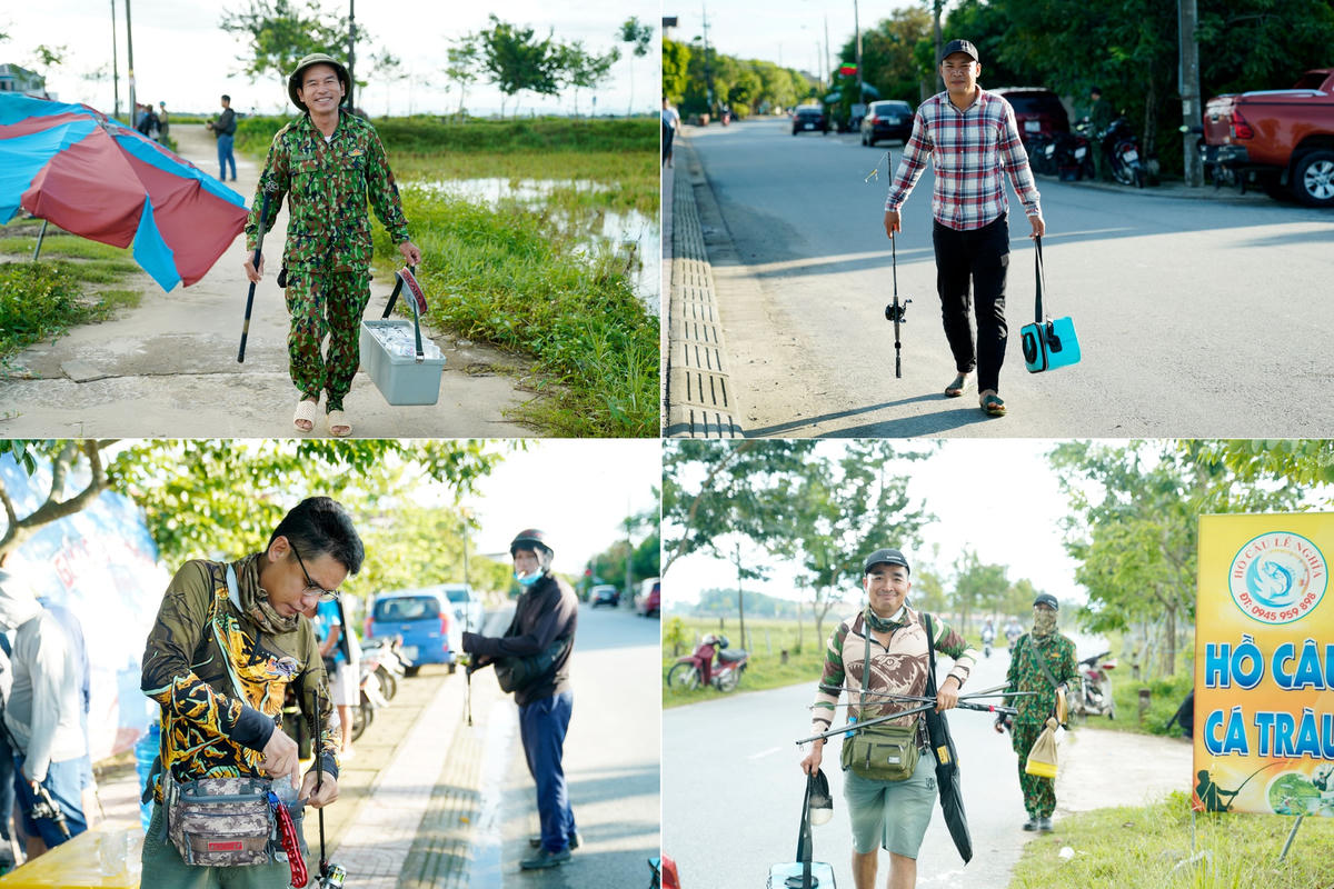 So với những người câu cá bình thường thì người câu cá lóc khá nhàn hạ, dụng cụ đi câu chỉ có chiếc túi đeo chéo nhỏ, kẹp thêm chiếc cần hai khúc, một hộp đựng mồi, một chiếc máy câu và con dao gấp nhỏ là có thể lên đường kiếm cá. 