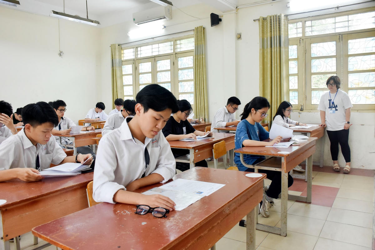 Thí sinh dự thi tốt nghiệp THPT năm 2023.