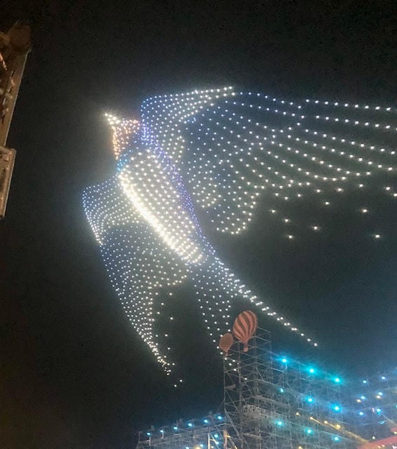 Một số hình ảnh trong chương trình nghệ thuật ánh sáng tại Festival Biển Nha Trang - Khánh Hòa 2023.