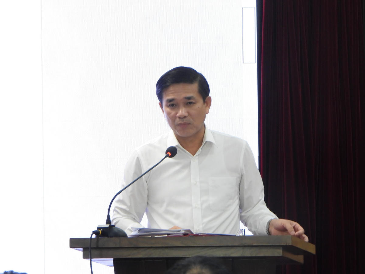 Ông Lê Đức Kỳ, Phó Chủ tịch Thường trực Ủy ban MTTQ tỉnh Bắc Ninh phổ biến chuyên đề Hướng dẫn tổ chức Đại hội đại biểu MTTQ các cấp tiến tới Đại hội MTTQ tỉnh Bắc Ninh lần thứ XIV.
