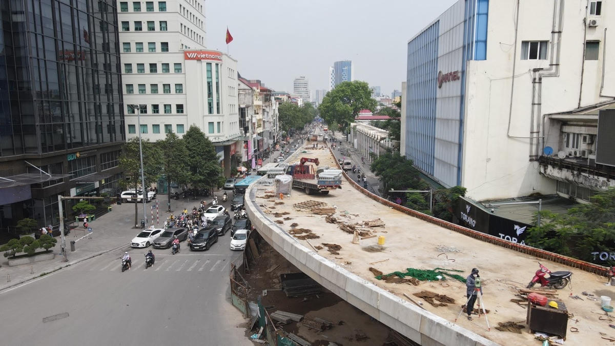 Hà Nội: Ép tiến độ dự án cầu vượt chữ C phải hoàn thành trong tháng 6