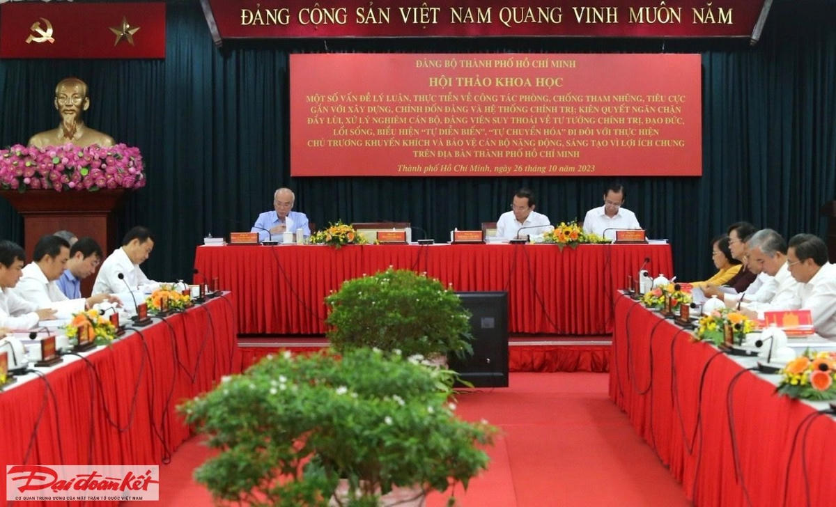 Quang cảnh hội thảo. (Ảnh: Hồng Phúc).