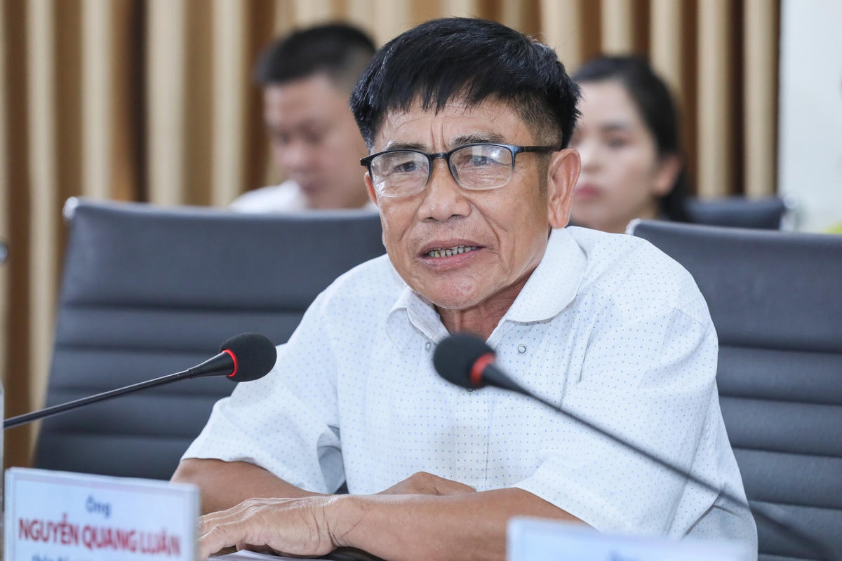 Ông Nguyễn Quang Luân. Ảnh: Quang Vinh.
