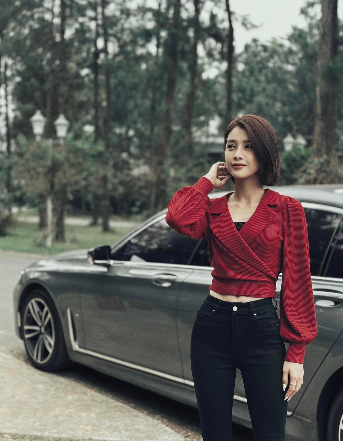 Mỹ Duyên không sở hữu một chiều cao nổi trội nhưng bù lại cô gái đến từ Tuyên Quang sở hữu vóc dáng vô cùng cân đối và săn chắc. Ảnh: FBNV. 