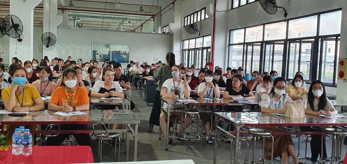Buổi truyền thông về bình đẳng giới Công ty TNHH HORN, KCN An Dương, Hải Phòng.