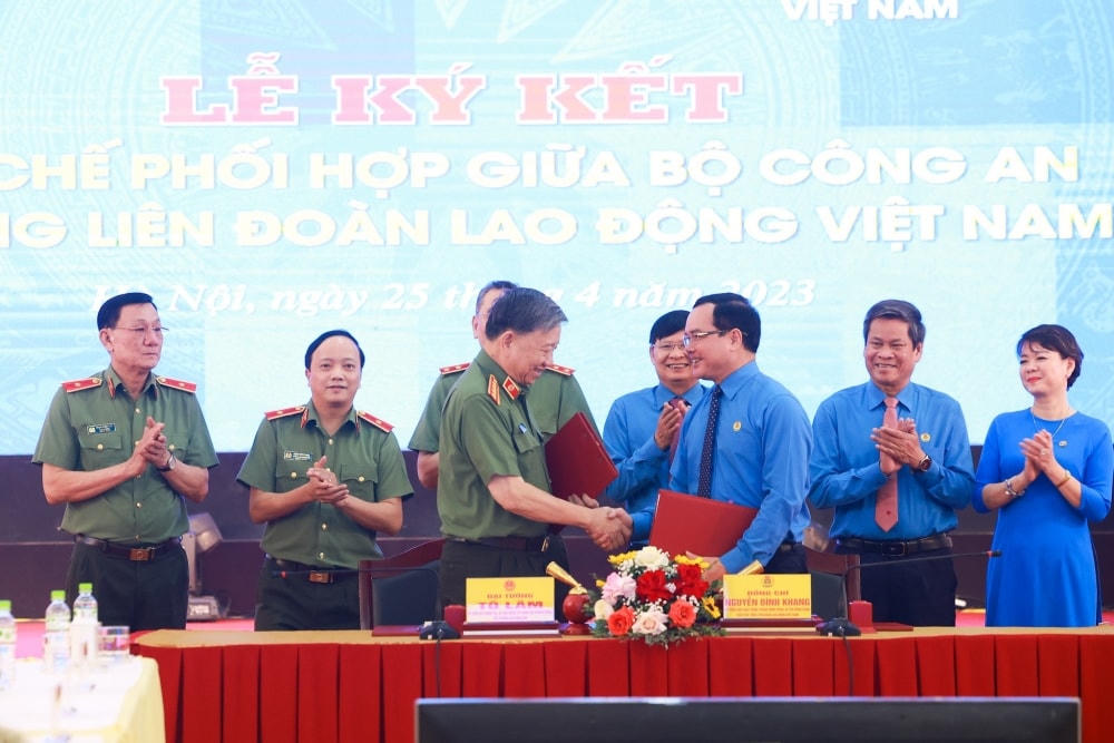Hai cơ quan sẽ phối hợp đấu tranh phòng, chống tội phạm trong lĩnh vực lao động, Công đoàn.
