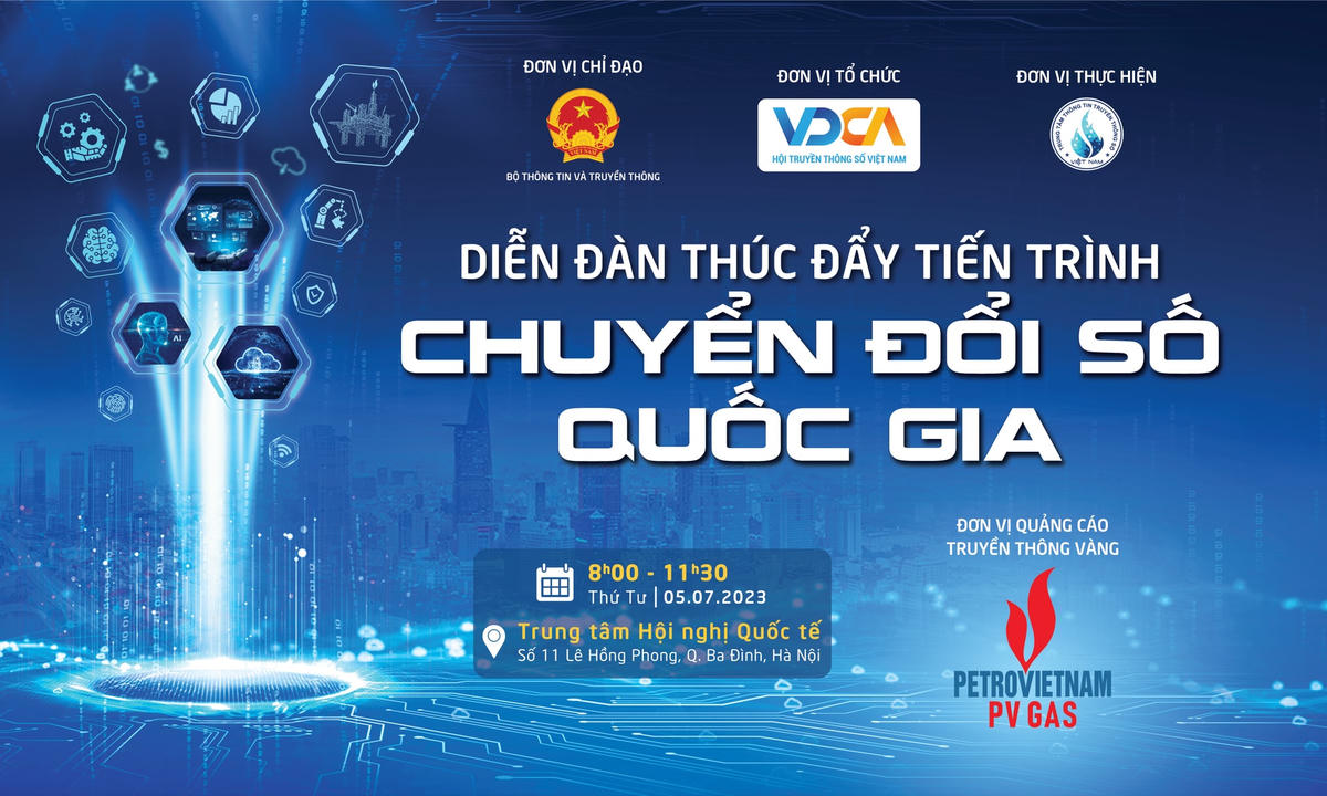 Chương trình 'Diễn đàn Thúc đẩy tiến trình Chuyển đổi số quốc gia' sắp diễn ra