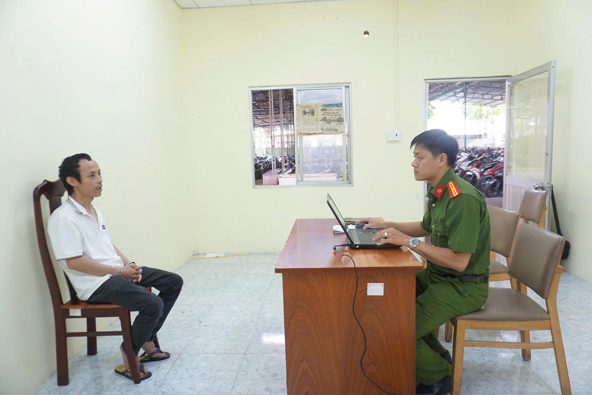 Ảnh 2 - CQCSĐT CATP lấy lời đối tượng Ngô Sơn Hà