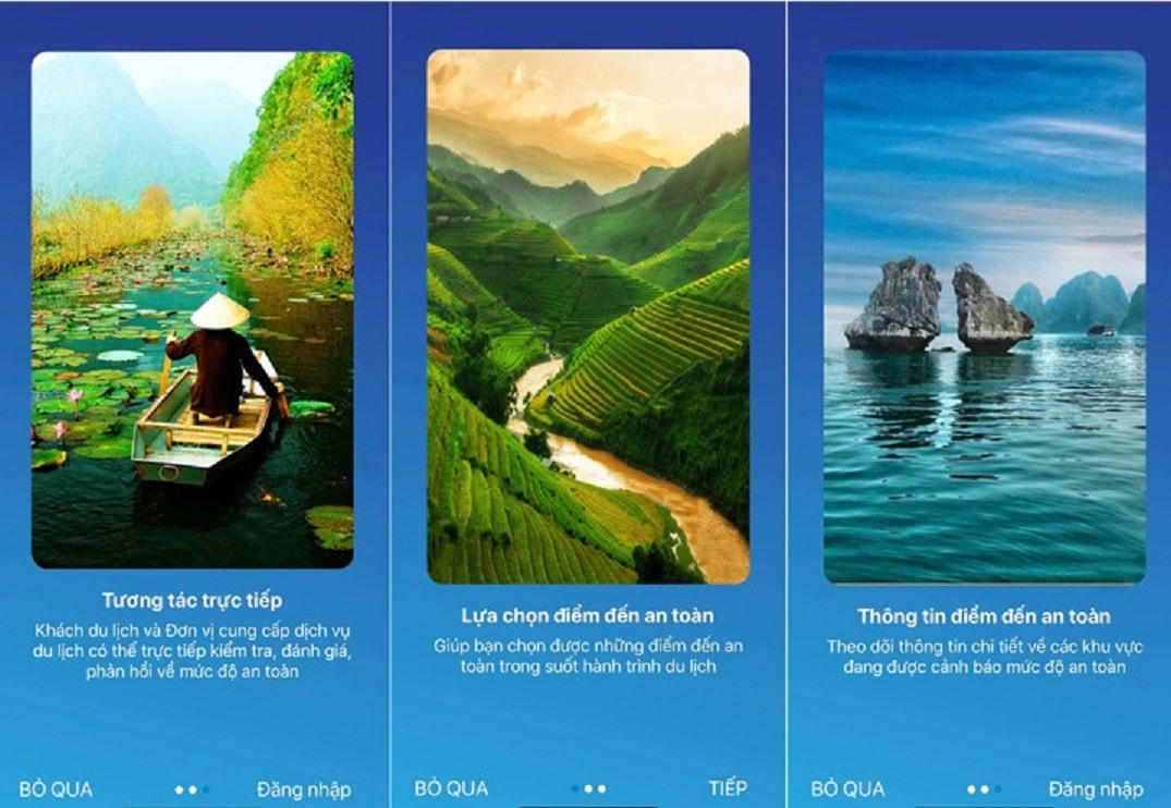 Ứng dụng “Du lịch Việt Nam an toàn”