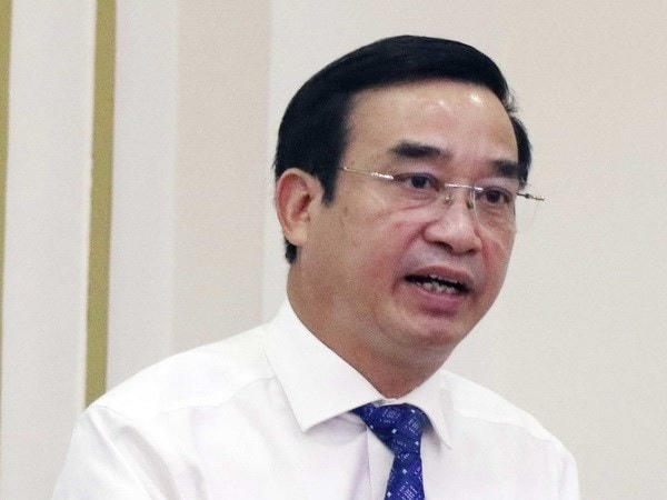 Ông Lê Trung Chinh, Chủ tịch Ủy ban Nhân dân thành phố Đà Nẵng nhiệm kỳ 2016-2021 và nhiệm kỳ 2021-2026. (Ảnh: Xuân Khu/TTXVN).