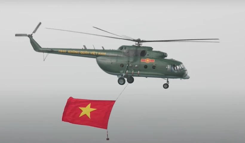Các phi đội trực thăng cất cánh: Thành phố Hồ Chí Minh rực rỡ sao vàng