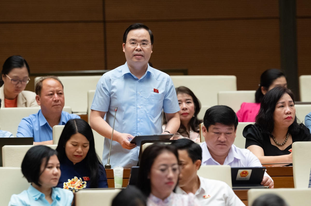 Ông Trần Văn Khải phát biểu (Ảnh: Quang Vinh)