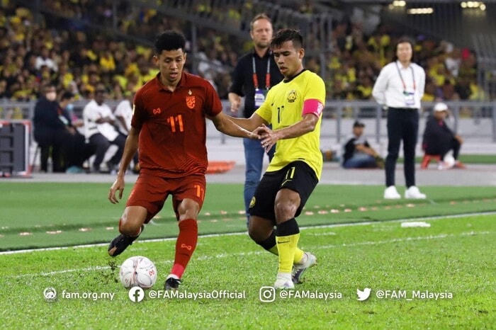 Thái Lan thua Malaysia 0-1 dù chơi không hề tệ trên sân Bukit Jalil.