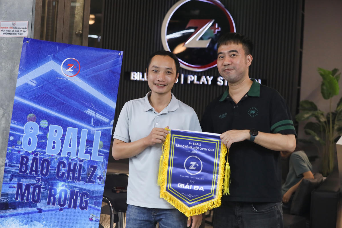 Cơ thủ làng báo hội ngộ tại giải Billiard Pool 8 - Ball Z+ Mở rộng