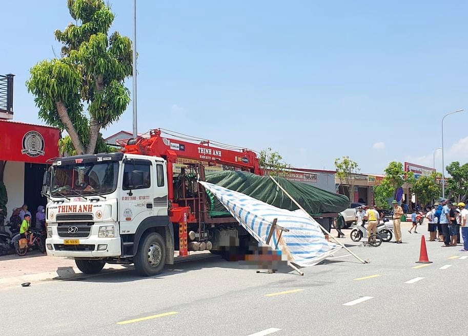 Hiện trường vụ tai nạn.