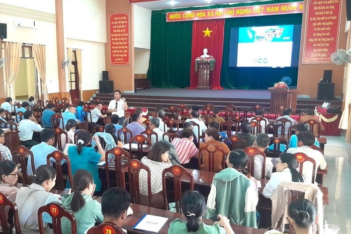 Quang cảnh buổi tập huấn.