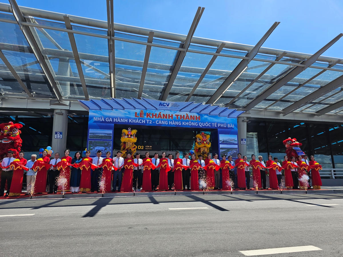 Khánh thành Nhà ga T2 Cảng hàng không quốc tế Phú Bài.