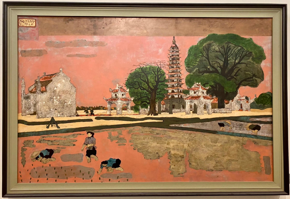 Tác phẩm "Chùa tháp  Phổ Minh"