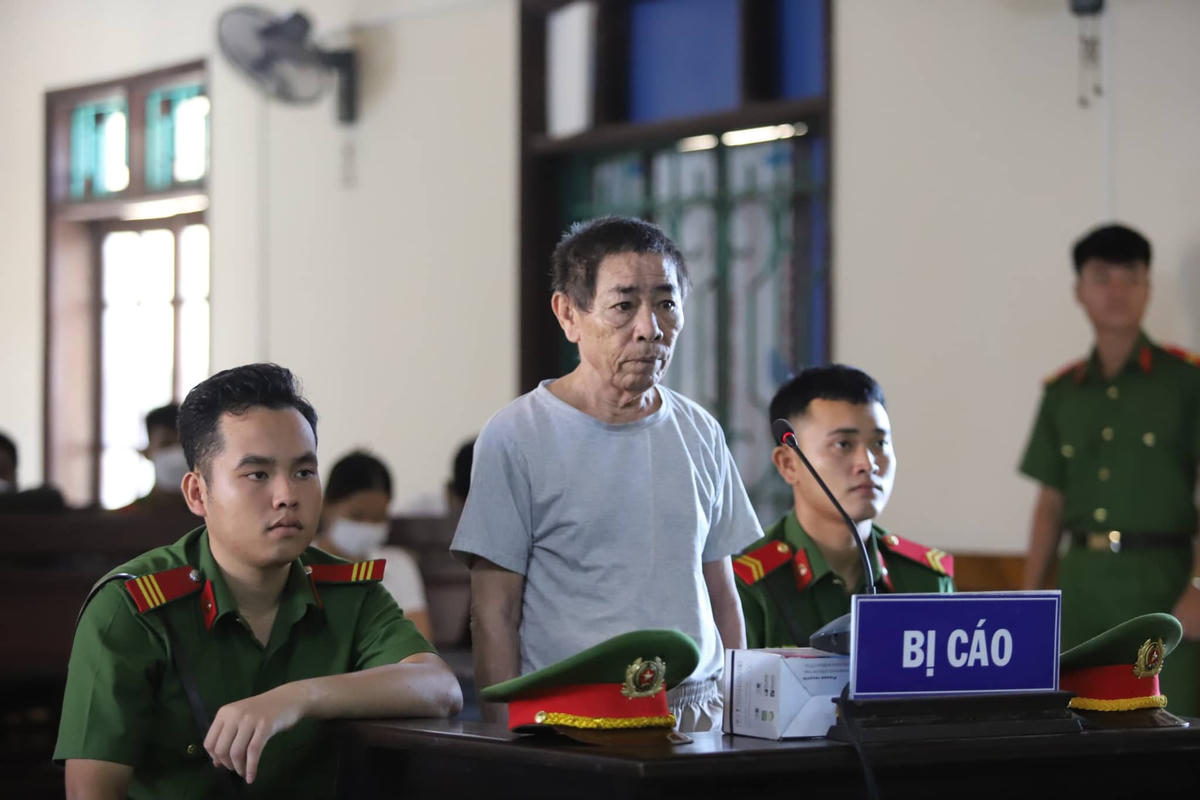 Bị cáo Phan Ngọc Vịnh tại phiên xử.