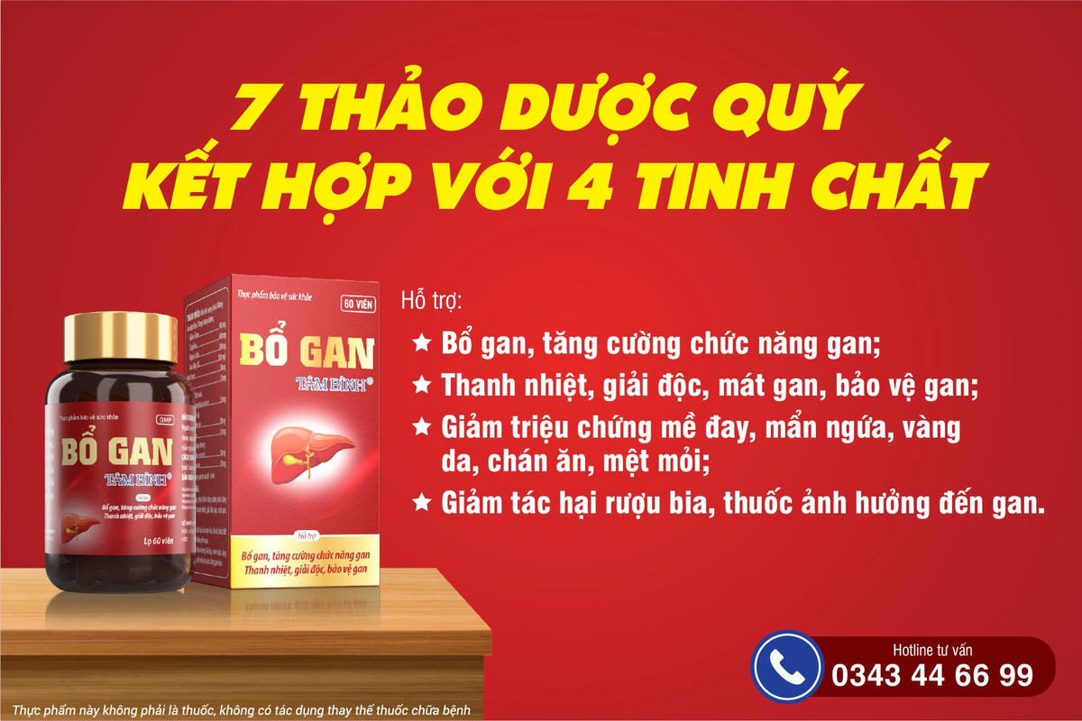 Dược phẩm Tâm Bình ra mắt sản phẩm Bổ gan Tâm Bình