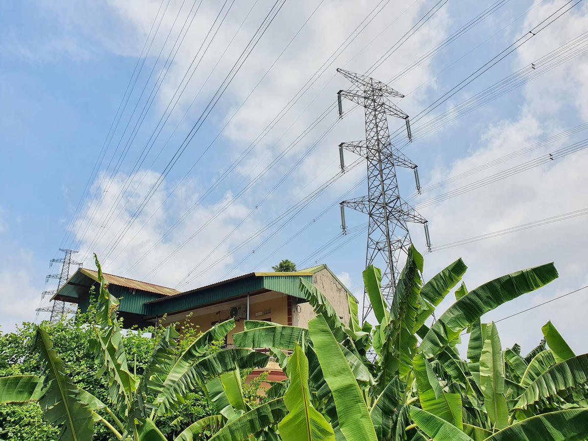 Người dân lo sợ khi sinh sống dưới đường dây 220kV.