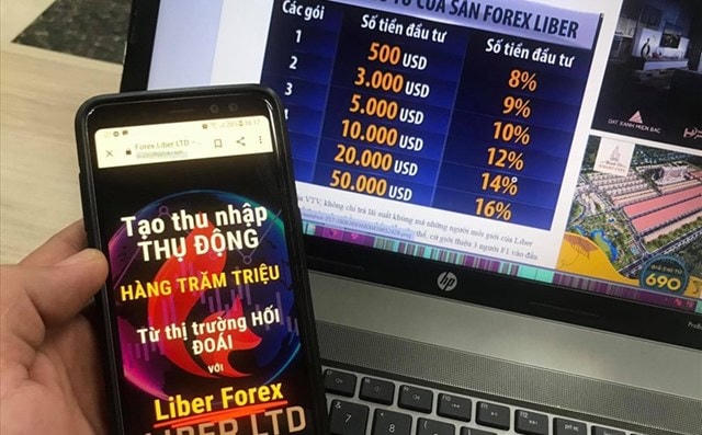 “Nhái” công ty chứng khoán để lừa đảo nhà đầu tư.