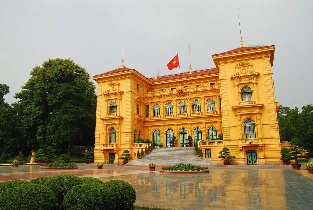 Tòa nhà Văn phòng Chủ tịch nước. Ảnh: Văn phòng Chủ tịch nước.
