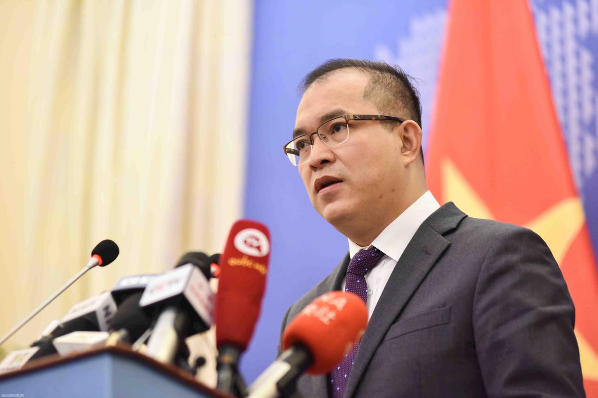 Phó Phát ngôn Bộ Ngoại giao Nguyễn Đức Thắng.