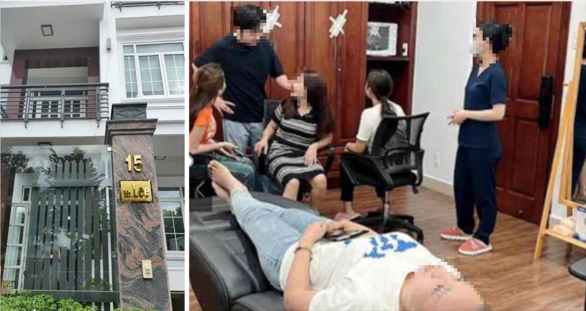 "Mr Lee" tư vấn làm đẹp cho khách hàng.